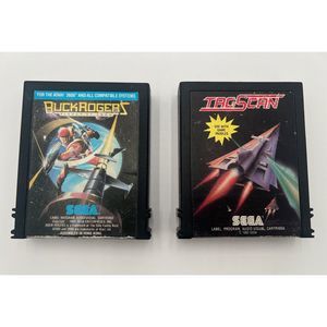 Sega‎ 2 Game Lot - BuckRogers Planet of Zoom and TacScan